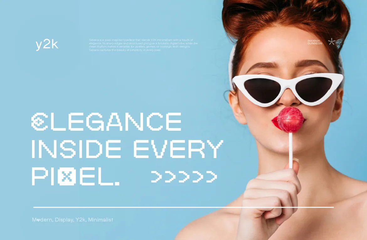 Y2K Fonts: How to Use Pixel Type for a Y2K Look